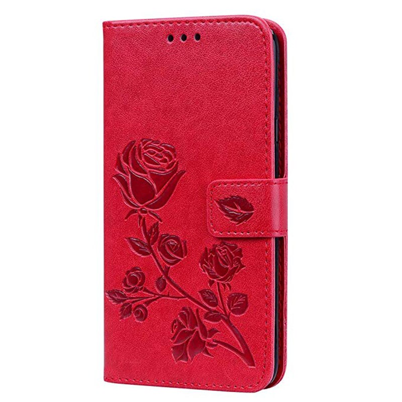 Flip Cover For Cubot X19 S Case Silicone Leather With Wallet Magnet Vintage Phone Case For Cubot X19 X 19 CubotX19S 5.93" Capa: For Cubot X19 / MG Red