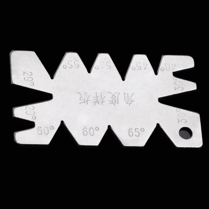 Screw Thread Cutting Angle Gage Gauge Measuring Model Tool Stainless Steel Support