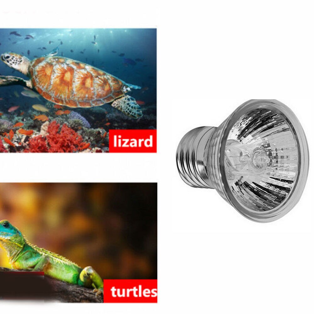 2 piezas 25-100W Uvb Reptile tortuga lámpara de calefacción de espectro completo fluorescente 110V luz solar suministros para mascotas