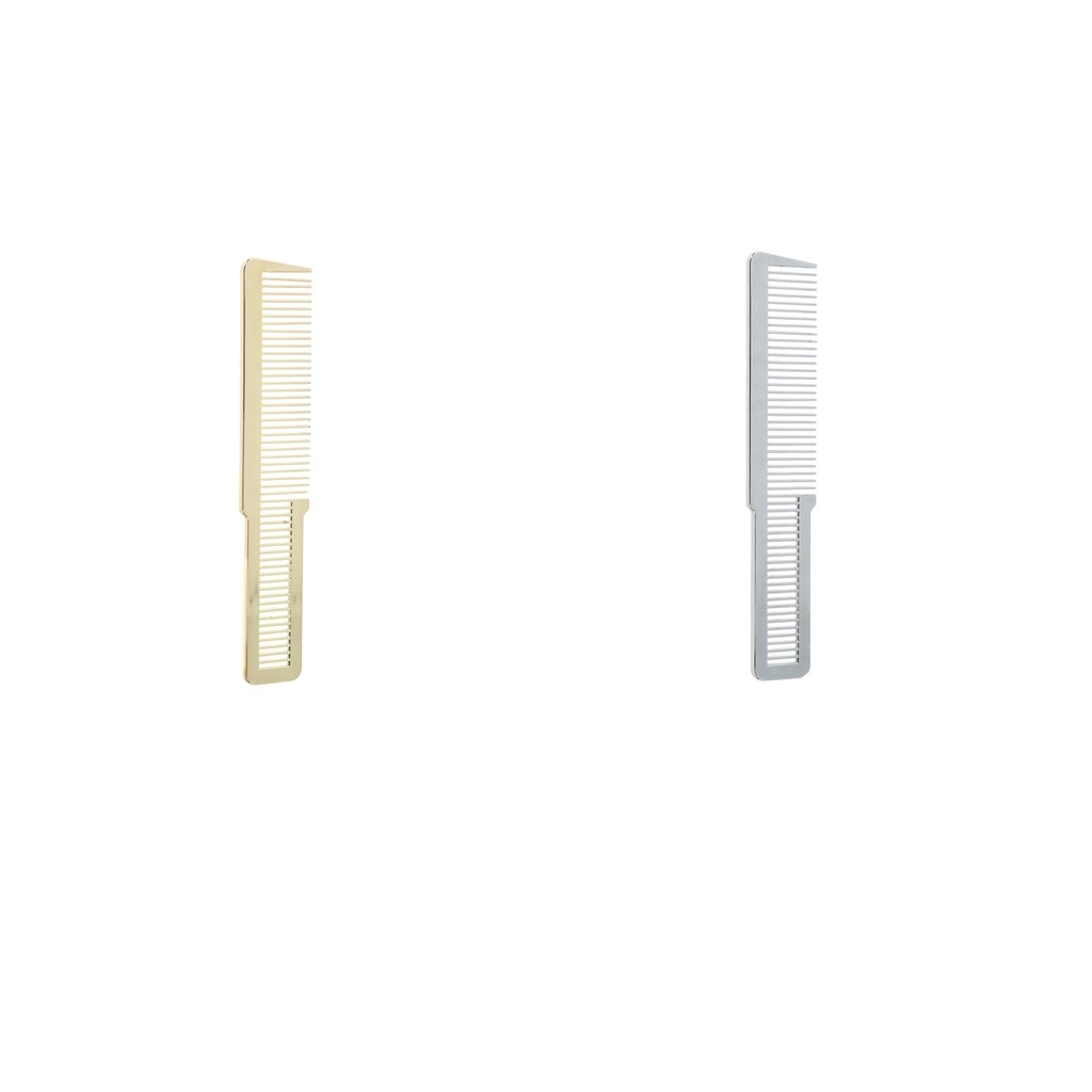 2 piezas de plástico plano superior peine para el cabello peinado corte de pelo cepillo de peluquería peine
