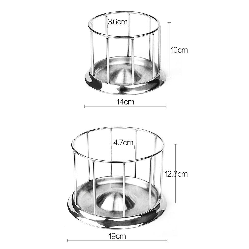 Roestvrij Staal Huisdier Schildpad Voedsel Kom Schildpad Water Voedsel Lade Voedsel Dispenser Feeding Tool