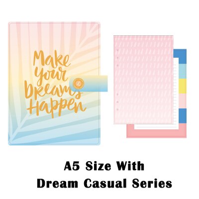 Lovedoki Dokibook A5 A6 notebook planner notebook Diary Agenda Pink gold Kawaii diy Organizer stationery