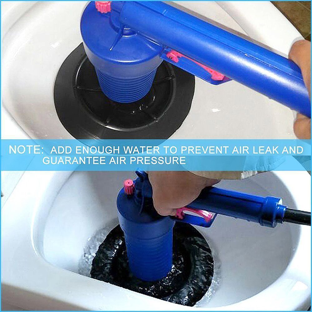Pressure Pump Cleaner Unclogs Toilet Hand Powered Plunger Set Bathroom Toilet Suction Cup Toilet Plungers #M20