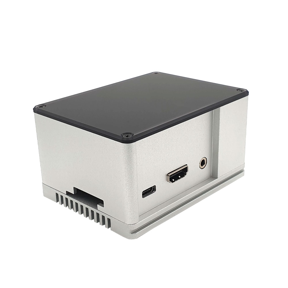 Metal Case Voor Rock Pi 4A/Rock Pi 4B Ecopi Pro Lp Aluminium Behuizing