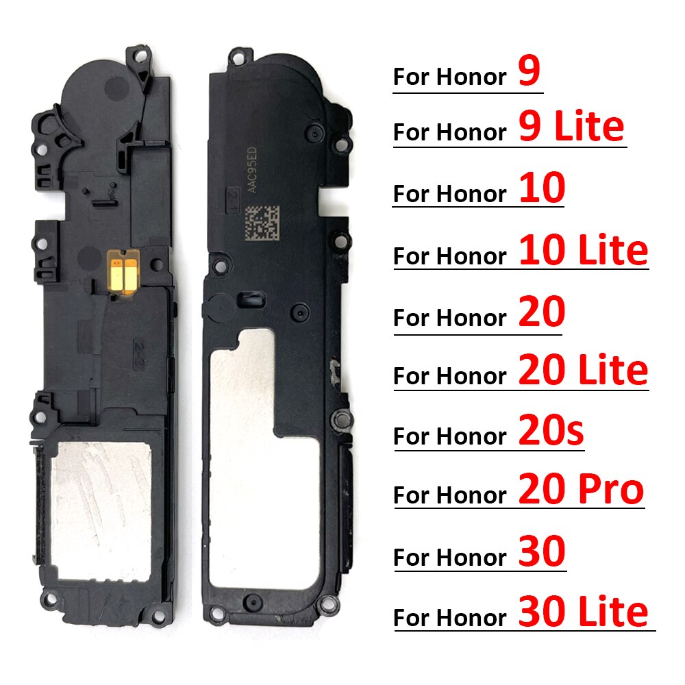 Luidspreker Voor Huawei Honor 9 10 20 30 Lite Pro 20S 30S Luidspreker Zoemer Ringer Vervanging deel