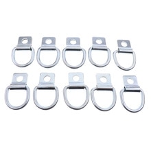 Easy Install Safety 10x 1/2inch Steel D Ring Tie Down Rope Chain Trailer