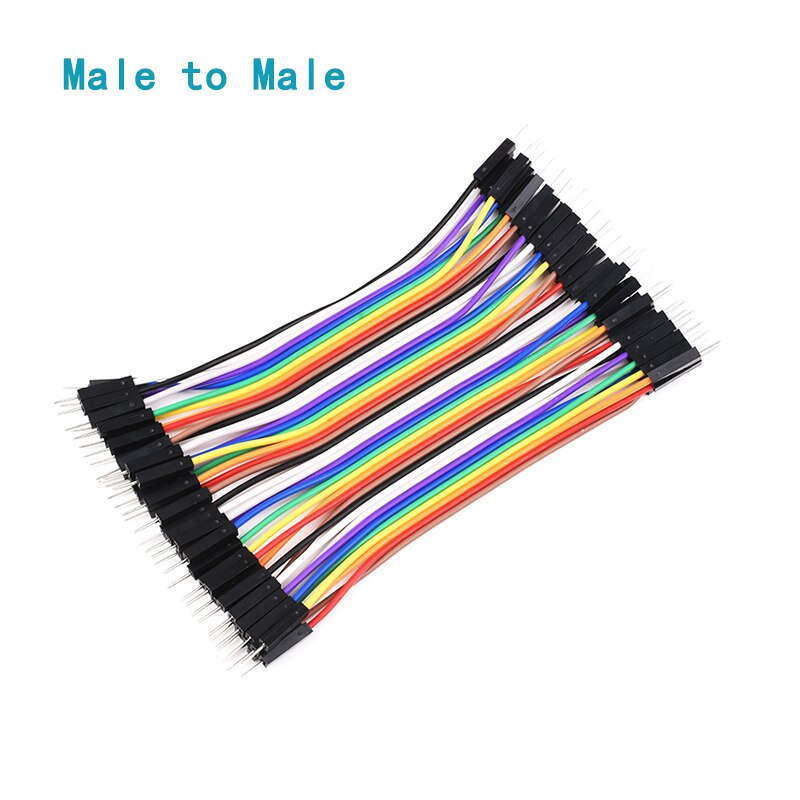 Cable de puente Dupont de 10CM para Arduino, Cable macho a macho, hembra a hembra, 40 Pines, 40-120 Uds.