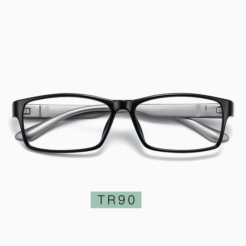 Evove Oversized Eyeglasses Frames Male Women 150mm Wide Glasses Men Spectacles for Prescription Reading Optical Lens black: black grey