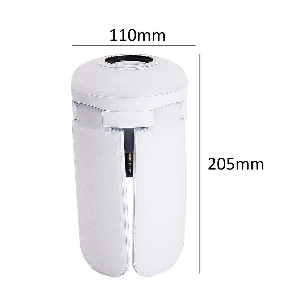 Kleurrijke bluetooth muzieklamp rgb vier bladeren waaiervormig 50w e27 led-lamp met afstandsbediening opvouwbare lamp slimme luidsprekerlamp