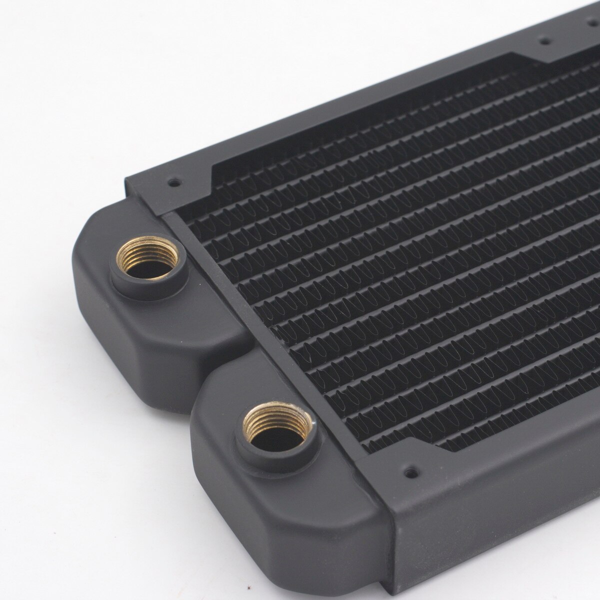 Modx 240mm 2 x 12cm full kopparradiator värmeväxlare vattenkylning 14 rör