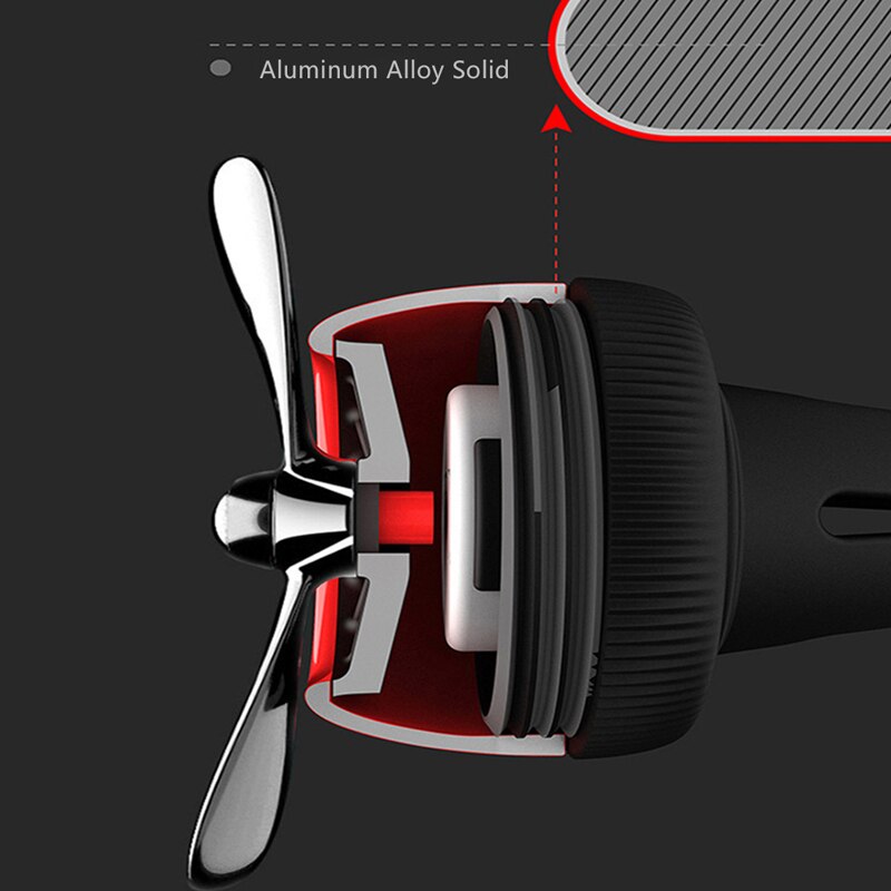 LED Voiture Désodorisant D'odeur de Climatisation Automatique D'alliage de Sortie De Ventilation Clip De Parfum