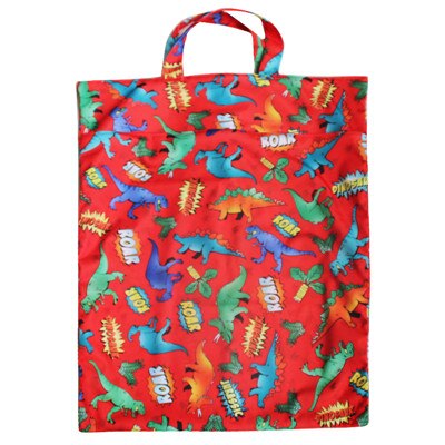 pororo super large size hanging nappy bag with double pockets, waterproof PUL cloth diaper bag pail liner with hanging handle: A76