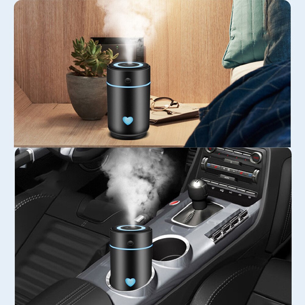 Cup Air Humidifier Car USB Charging Vehicle Difiuser Colorful Night Light Portable Humidificador Air Humidifier Aroma Lamp J002