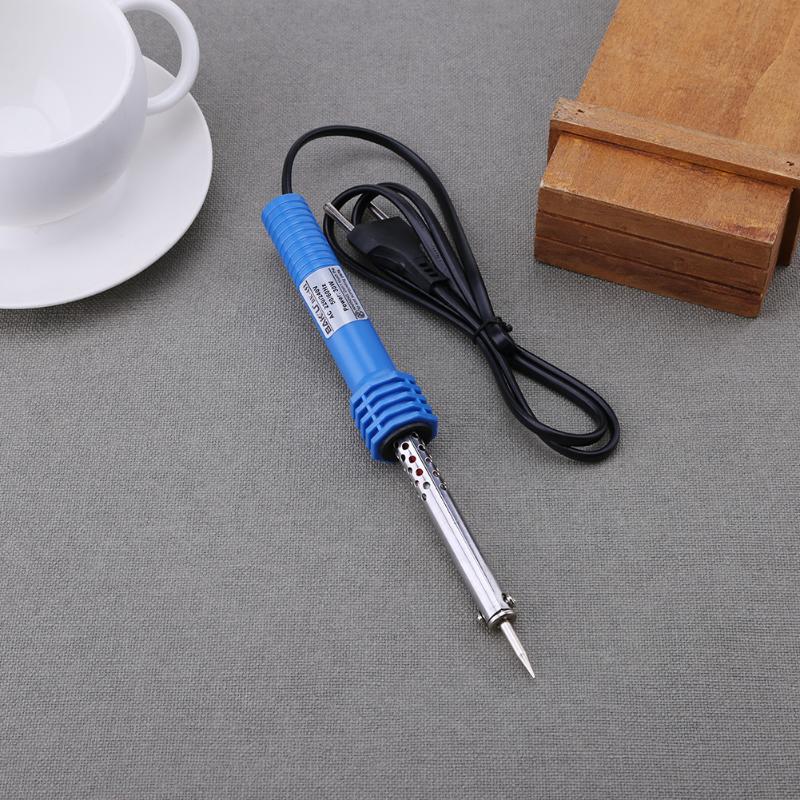 Prise ue Portable Mini 220V 30W température réglable électrique fer à souder stylo poignée poste de soudure soudure réparation outil à main