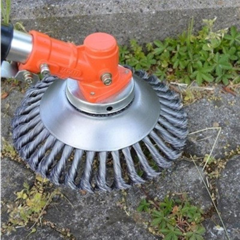 6 Inch/ 8 inch Grass Trimmer Head Steel Wire Head Rusting Brush Cutter Mower Wire Weeding for Lawn Mower