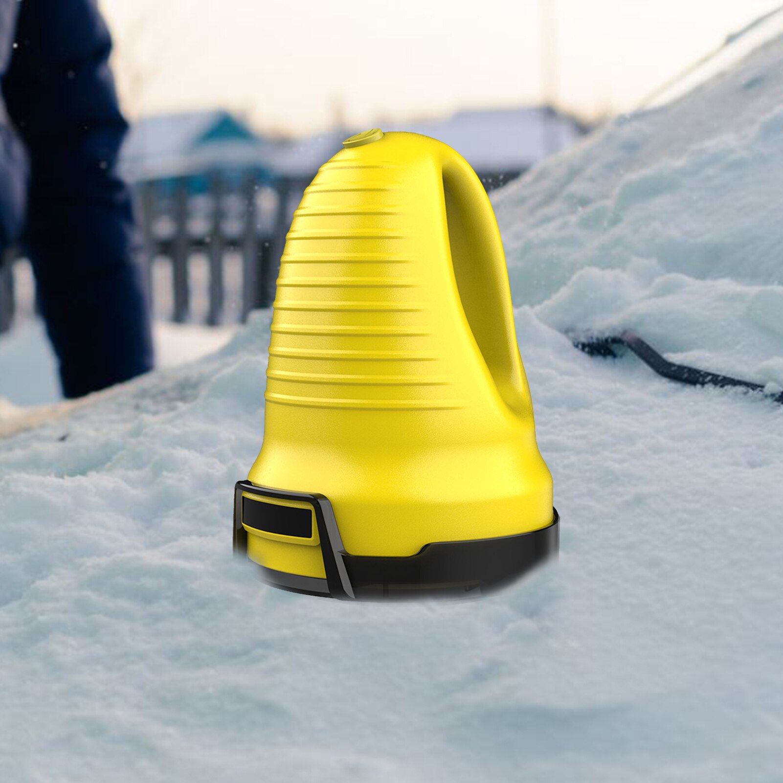 Cone Electric Ice Scraper Winter Car Window Snow Removal Remover 3000mAh Battery Windshield Glass Clean Tool Scraping Deicer