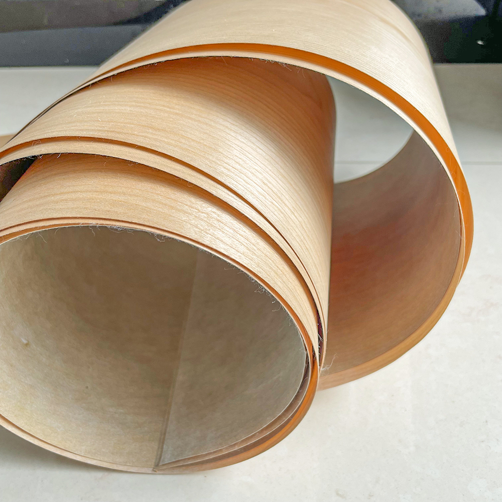 OMUKI Naturalny fornir brzozowy Cienkie kawałki drewna Ręcznie robione DIY Odnowione meble Drzwi Głośniki gitarowe Drewniane rękodzieło