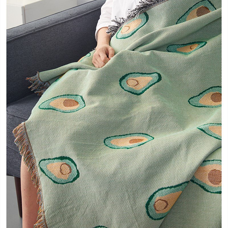 ONGLYP avocat décontracté canapé couverture tenture murale maison tapis pour canapé chaise jeter couverture avec gland chambre tapisserie couvre-lit