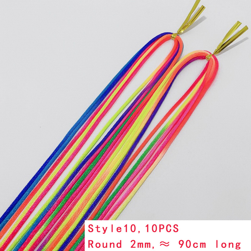 4-30 Uds 90CM gradiente colorido lazo de cuerda para el cabello mujeres sucio trenza cuerda para el cabello Hip Hop diadema niños cinta estilo trenzador: Azul claro