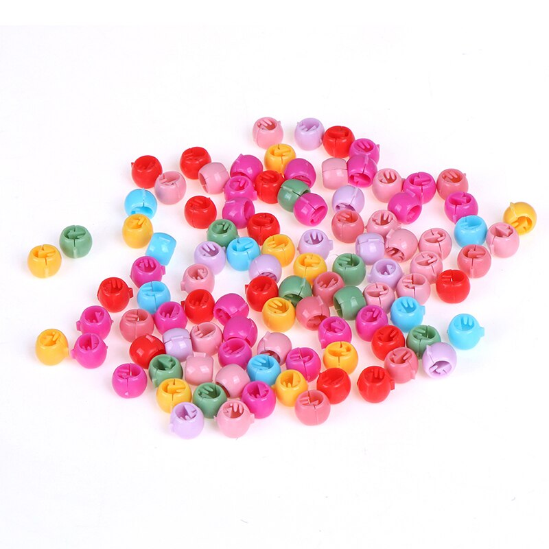 100Stck Mini Haar Klaue Clips Für Frauen Mädchen Nette Süssigkeit Farben Kunststoff Haarnadeln Haar Zöpfe Hersteller Perlen Headwear Haar zubehör