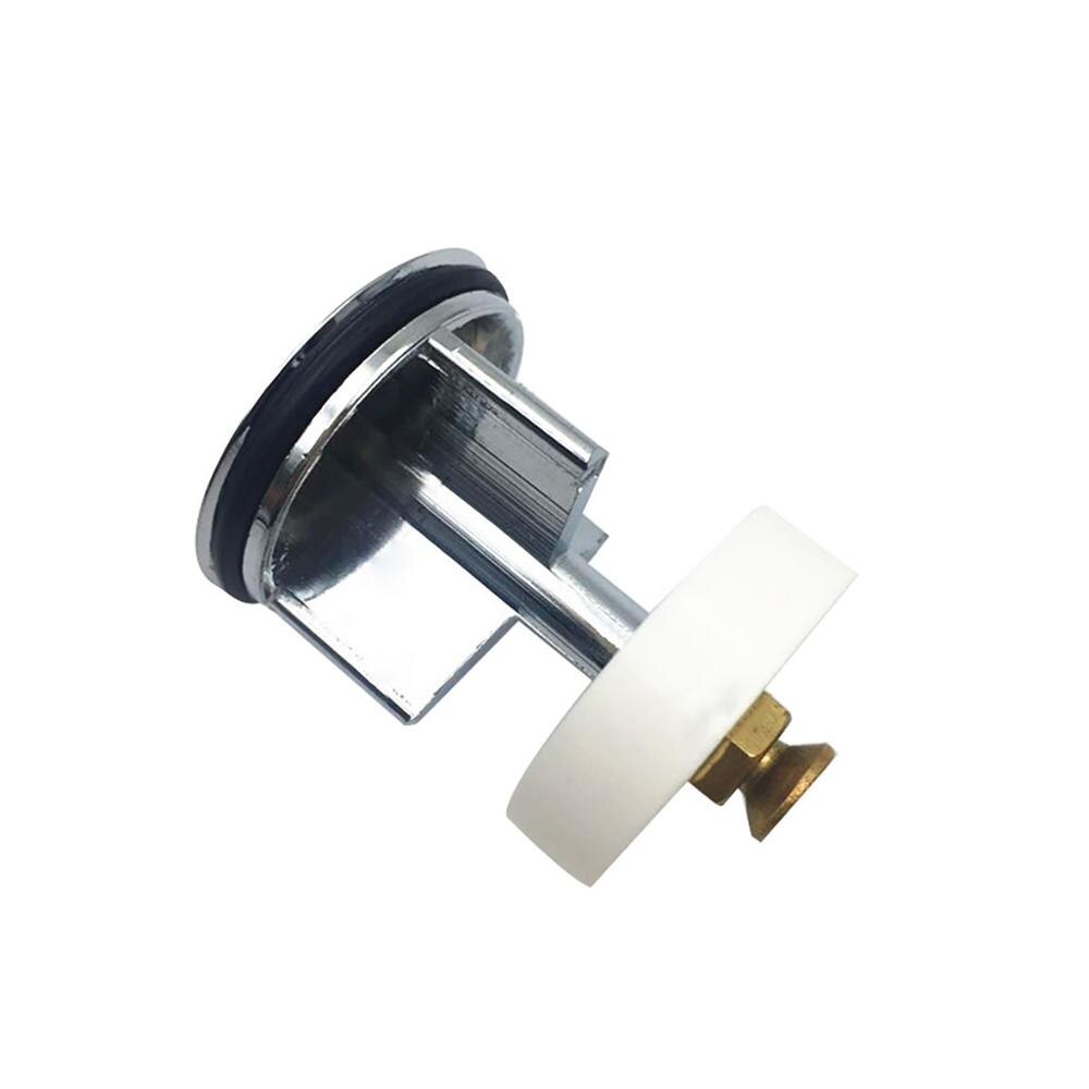 1PC Useful Heavy Chrome Plated Basin Sink Waste Up Plug Replacement Brass Metal H5