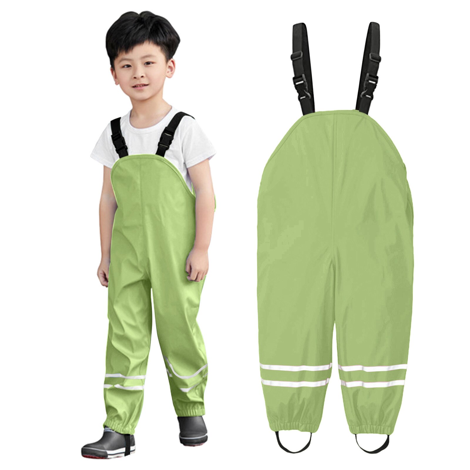 Mono de lluvia para niños Y niñas de 1 a 8 años, mono impermeable a prueba de viento, ropa de barro, pantalones, conjuntos