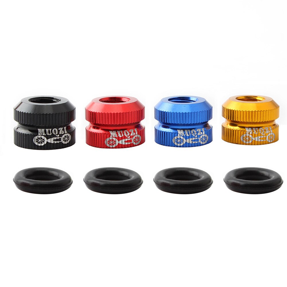 Replacement Vacuum Tire Nozzle Nut Bicycle Cycling Inner Tube Valve Lock Cap for Outdoor Cycle Biking Entertainment