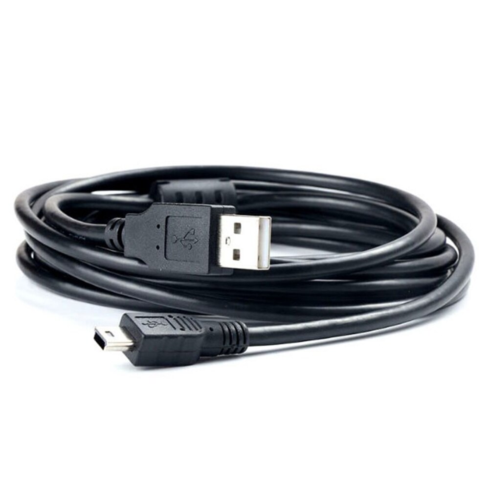 Cable de carga de datos para cámara MP3, MP4, 10 unidades/lote, 0,5 M, 1,0 M, 1,5 M, 2,0 M de longitud, USB 2,0 A, macho A macho, 5 pines, Cable Mini USB