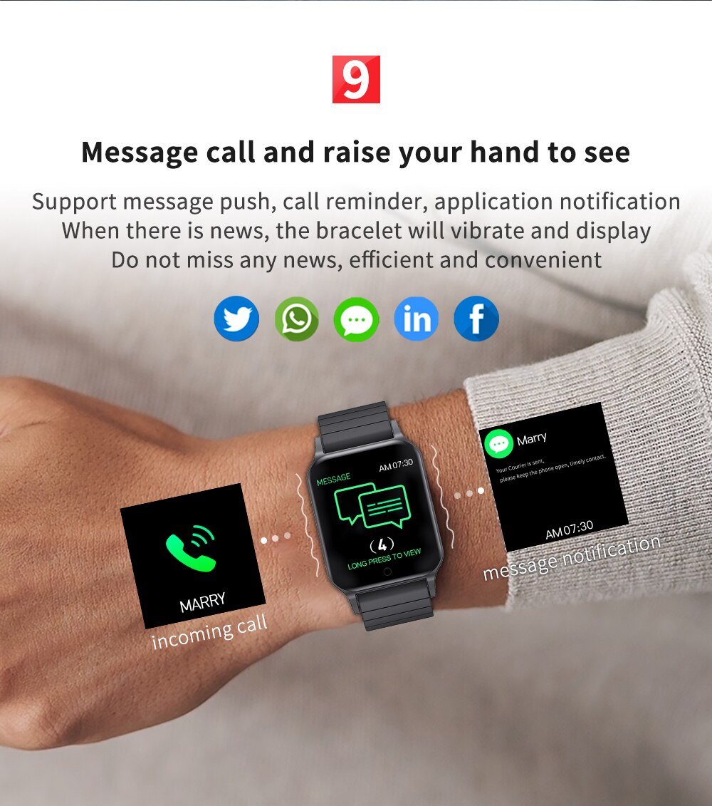 LEMFO T96 Smartwatch Körper Temperatur Überwachung IP67 Wasserdicht Herz Bewertung Fitness Clever Uhr Männer Frauen Für Andriod IOS