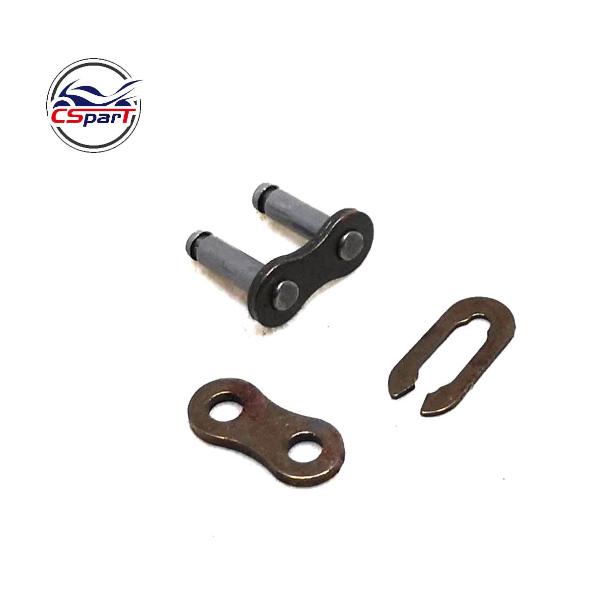 Cadena Master Link para Mini Moto, 25H de paso, 6,35mm, bolsillo, Dirt Pit, ATV, Quad, Go Kart E, Scooter de Gas, 47CC, 49CC