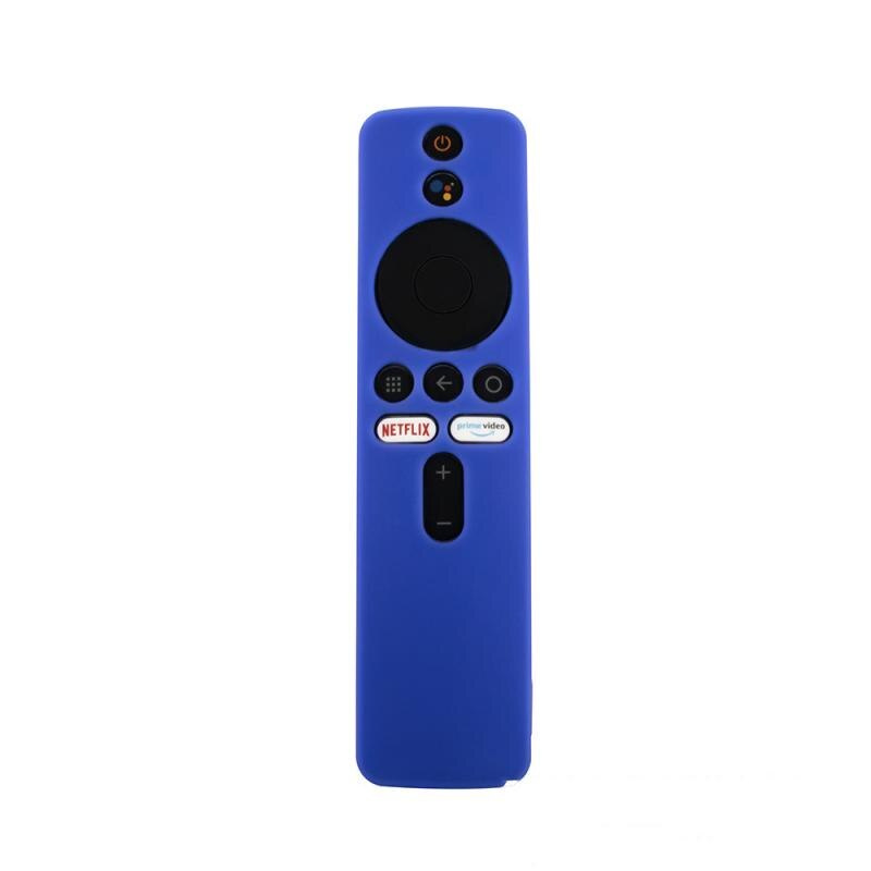 Voor Xiaomi Mi Box S/4X Mi Afstandsbediening Tv Stick Cover Siliconen Afstandsbediening Case Perfecte Match Te grip En Installeren: blue