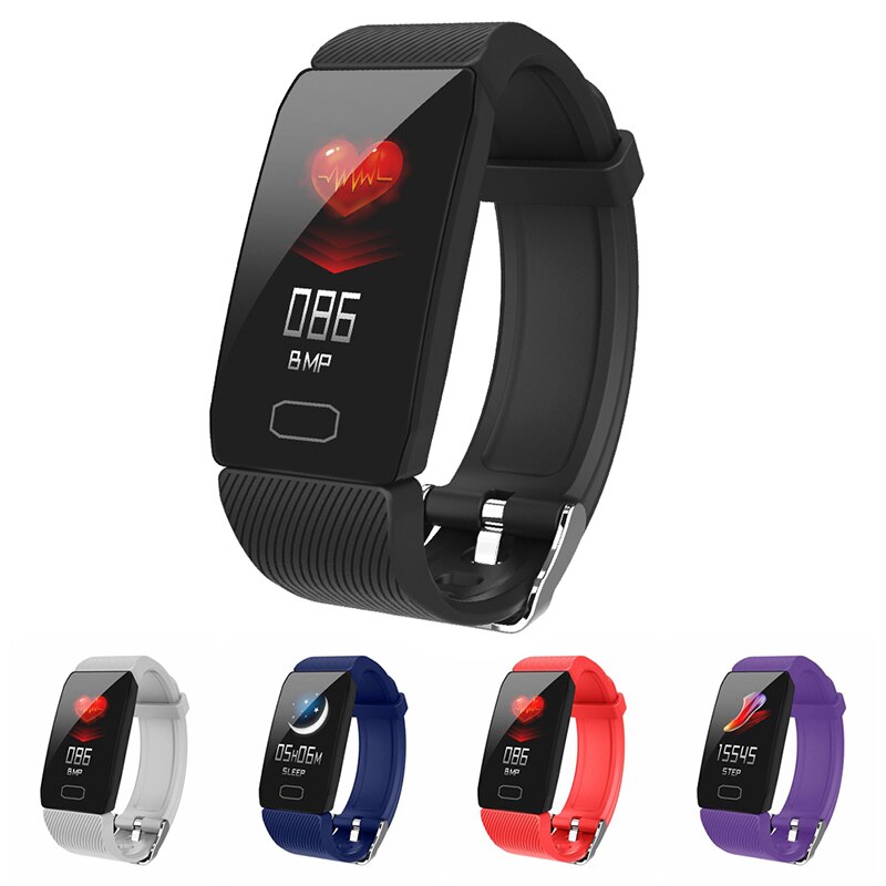 Smartband Multicolor Verwisselbare Strap Smart Armband Met Fitness Tracker Monitor Smart Band Bloeddruk Hartslag WEI01