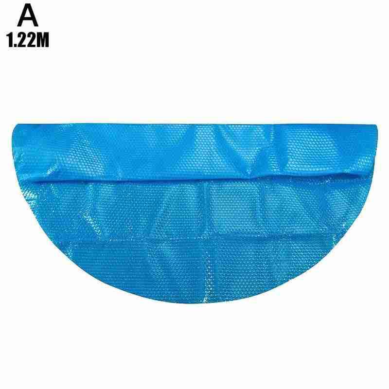 1.22/1.52/1.83M Solar Blauw Plastic Warmte Isolatie Mat Voor Verwarmde Zwembad Thuis Ronde Waterdichte Regendicht deken Cover: A