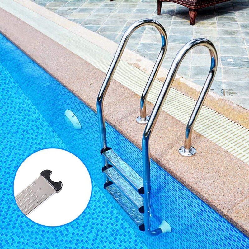 Swimming Pool Ladder Rung Steps Stainless Steel Replacement Anti Slip Ladder Swimming Pool Accessories