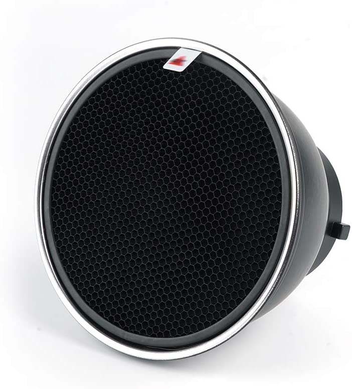 Standard Reflector Photography Diffuser,10/30/50 Degree Honecomb Lamp Shade Grid for 7inch/18cm Bowens Mount Studio Light Strobe