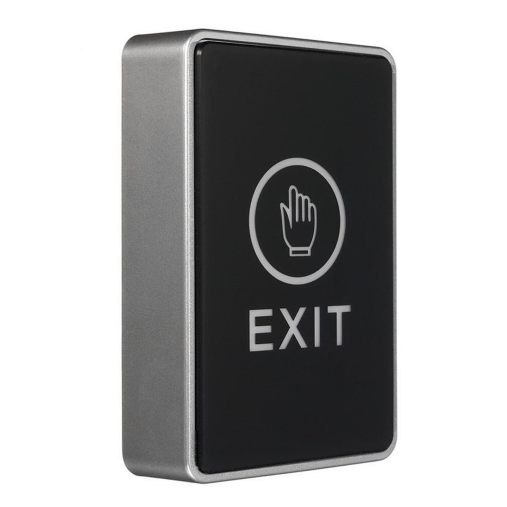 Push Touch Sensor Exit Button Security Access Control System Door Exit Release Button With LED Indicator Light for Home