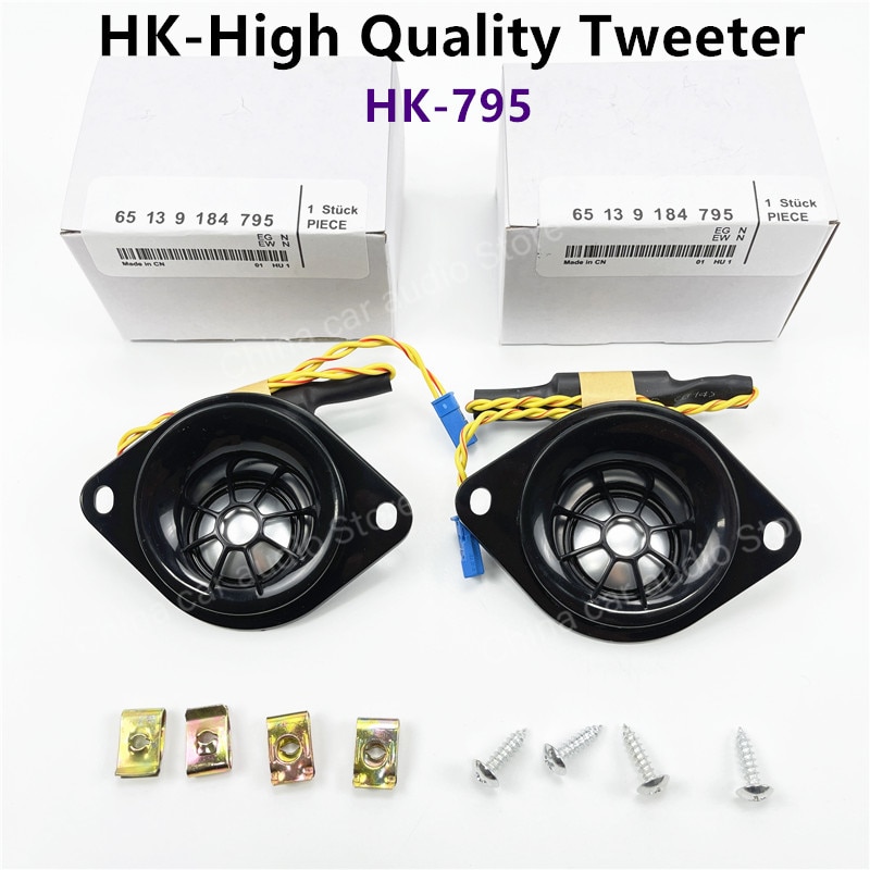 Altavoz de alta frecuencia HK para coche, bocina para BMW F20, F21, E87, E88, E63, E64, 5GT, F07, F01, F03, M7, X1, E84, X3, E83, serie 1, 5, 7