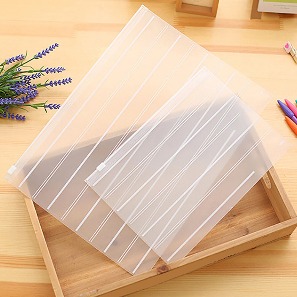 Transparent Office Document File Holder File Bag Ticket Pocket For School Office Supplies Stationery Ticket Picture Office Items
