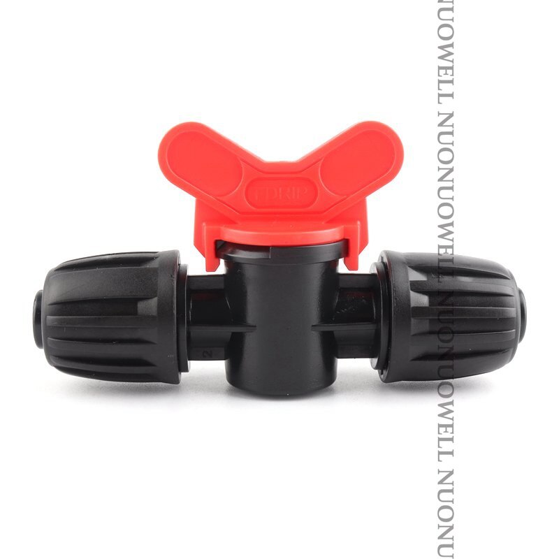 2 stk 16mm hdpe rør kugleventil pe slange ventil låsemøtrikker have vandtilslutninger mikrovanding pe rør slangesamlinger fittings