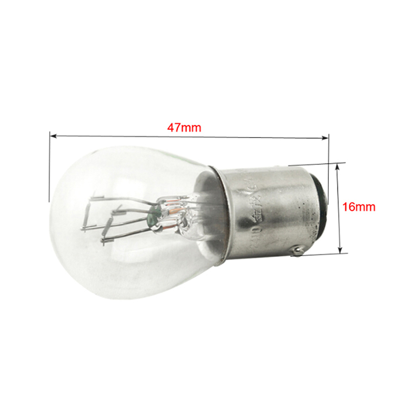 Ensemble d'ampoules jaunes pour voiture, 2 pièces, Bay15D 21/5W, 1157