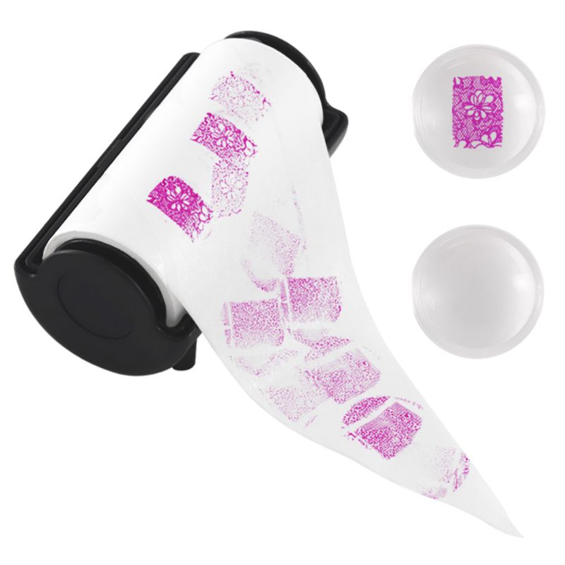 1 rouleau supprimer tampon vernis à ongles papier buvard rose noir feuilles absorbant l'huile manucure outils de nettoyage Nail Art outil de soin