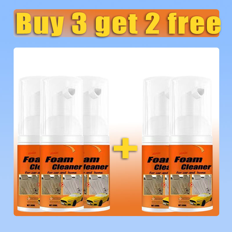 Nettoyant en mousse pour voiture, produits de nettoyage pour intérieur de véhicule, Spray en mousse pour le nettoyage de la maison et de la voiture: Orange