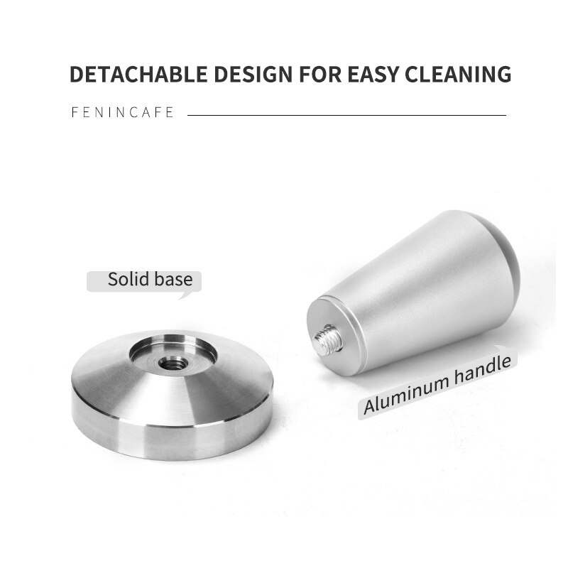 Coffee Press Tool Stainless Steel Based Solid Wooden Handle Coffee Tamper Set Material STAINLESS STEEL