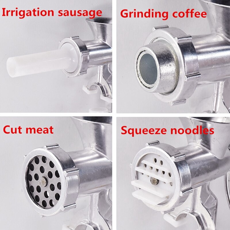 Manual Meat Grinder Aluminum Alloy Noodles Grinding Machine Dishes Handheld Making Gadgets Mincer Pasta Maker Meat Slice With Ac