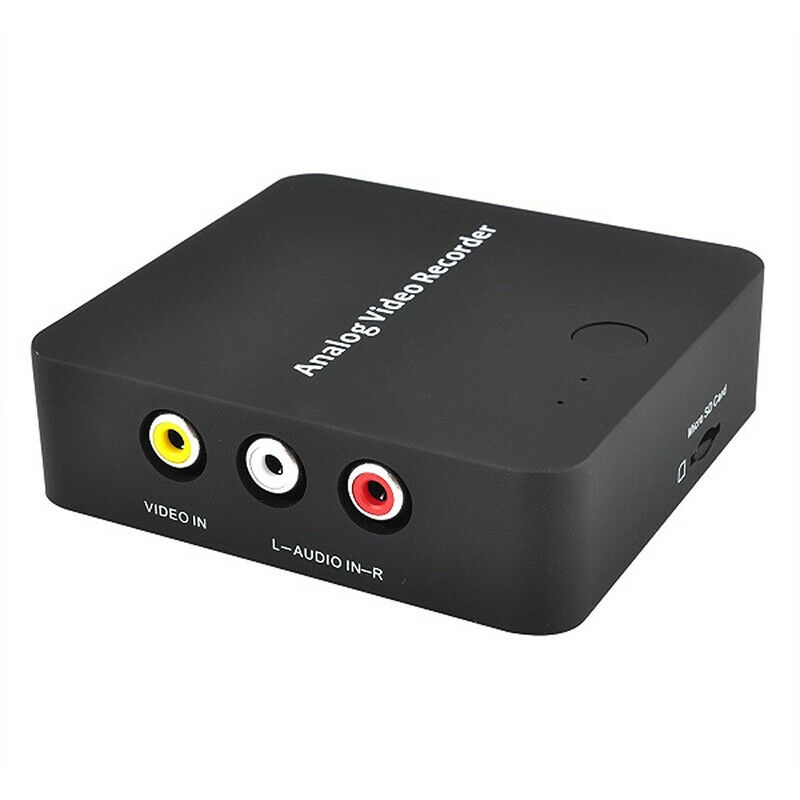 Analog Video Recorder AV Capture Video Tapes Transfers to Digital Format VHS to Digital Converter for Hi8,DVD,VCR