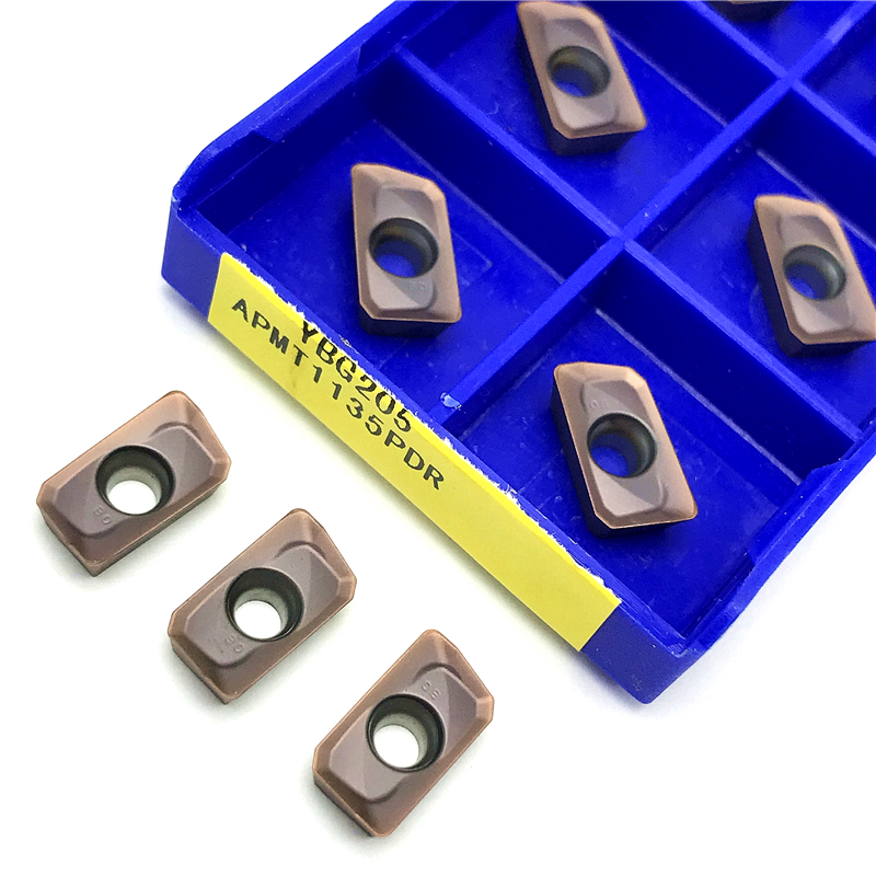 APMT1135PDR APMT 160408 PDER YBG205 inserti in metallo duro originali Zcc.ct Lavorazione dell'acciaio Utensile per tornitura di fresatura di alta qualità