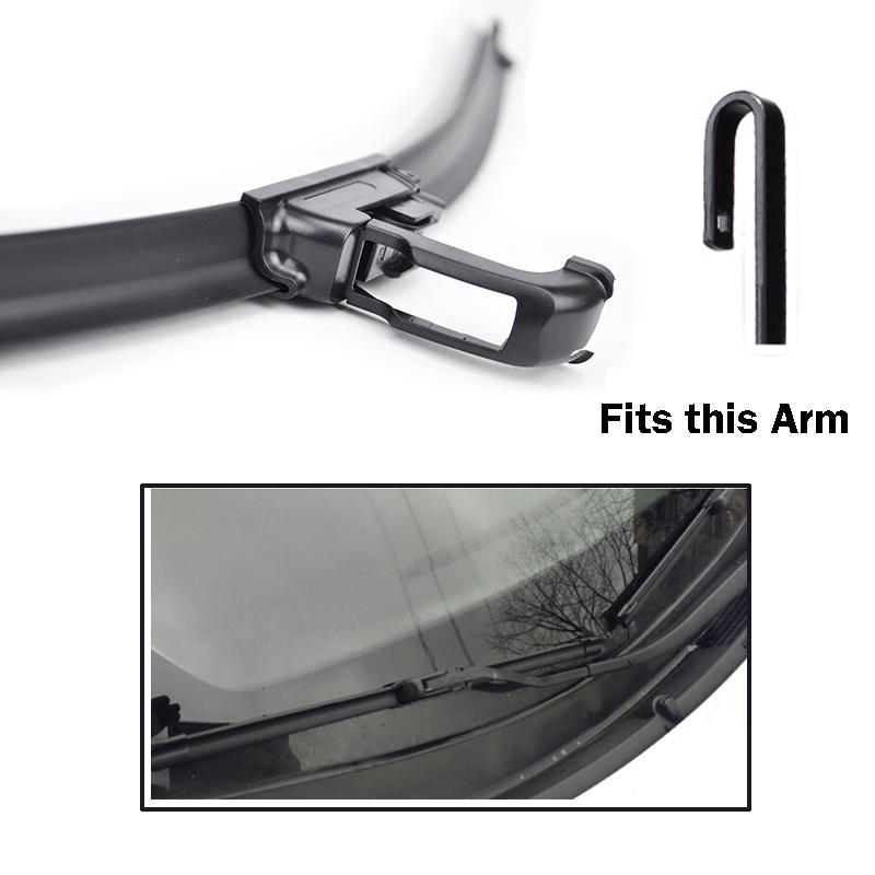 For Mitsubishi Pajero SUV V60 V80 NM NP NS NT NW NX 2002 2006 2022 Double Rubber Car Red Wiper Blades