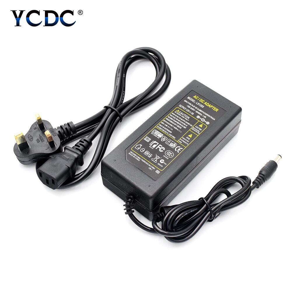 Betere Ac Dc Adapter 100-240V Naar 12 V 5A Power Adapter 5.5*2.1Mm Jack 12 Volt Voeding Adapter Voor Led Strip Verlichting