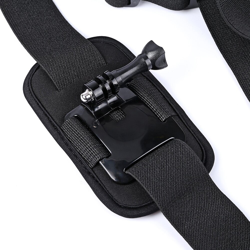 QQT pour accessoires Gopro sangle d'épaule montage poitrine harnais adaptateur pour Go Pro Hero 7 6 5 4 3 + 3 noir édition Xiaomi Yi