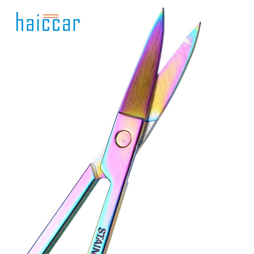 HAICAR Gloednieuwe Kleurrijke Schaar Pretty Wenkbrauw Manicure Schaar Cutter Nail Make Tool 1 st